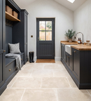 Picture of Burlington Beige Limestone Effect Porcelain Tiles