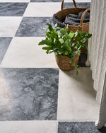 Picture of Parisian Antiqued Marble Checkerboard Tiles