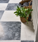 Picture of Parisian Antiqued Marble Checkerboard Tiles