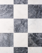 Picture of Parisian Antiqued Marble Checkerboard Tiles