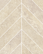 Picture of Stratos Beige Limestone Effect Chevron Porcelain Tiles