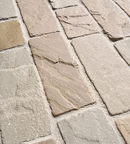 Picture of Tudor Sandstone Free Length Cobble Pack - 9m²