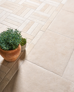 Picture of Ashdown Cream Limestone Effect Porcelain Cobbles