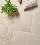 Picture of Hampstead Beige Limestone  Effect Porcelain Paving Slabs