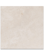 Picture of Mayfair Ivory Checkerboard Antiqued Limestone Effect Porcelain Tiles